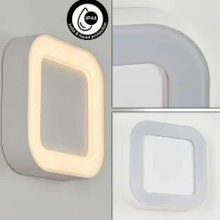 Applique Murale D'Exterieur Paleroo Led Blanc, 1 Lumiere