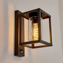 Applique Murale D'Exterieur Parkkola Anthracite, 1 Lumiere, Detecteur De Mouvement