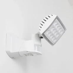 Applique Murale D'Exterieur Loit Led Blanc, 1 Lumiere, Detecteur De Mouvement