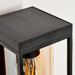 Applique Murale D'Exterieur Palanga Led Noir, 1 Lumiere, Detecteur De Mouvement