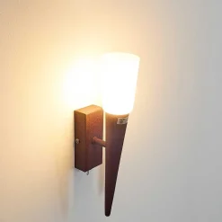 Applique Murale Kundi Rouille, 1 Lumiere