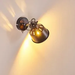 Applique Murale Safari Noir, 1 Lumiere