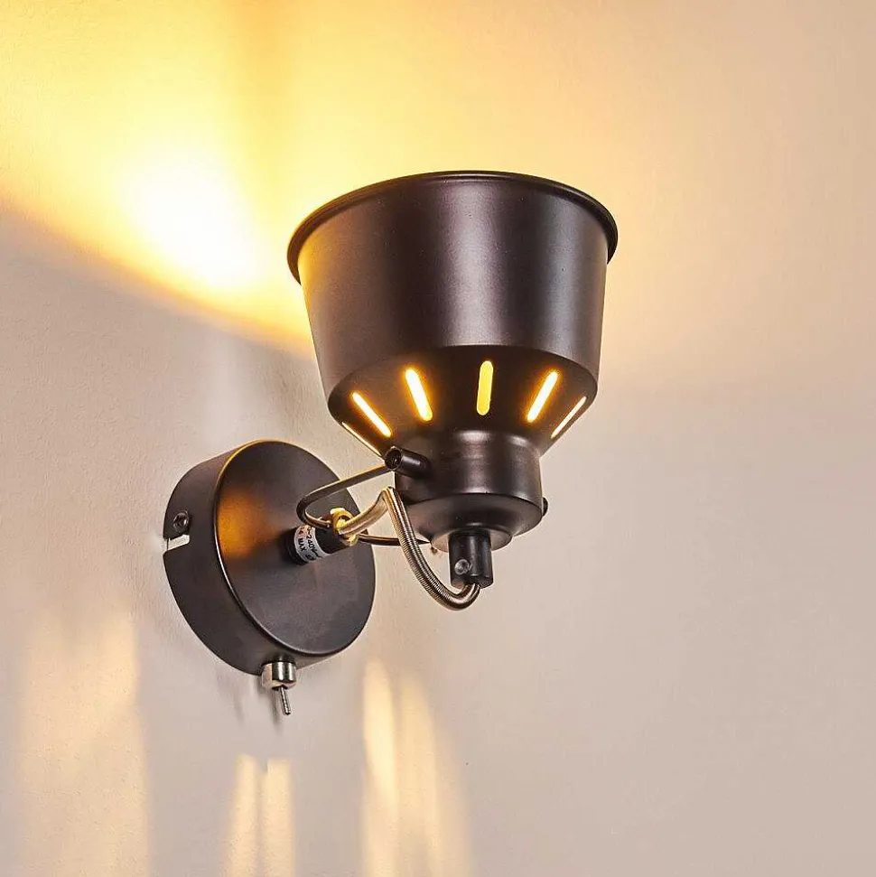 Applique Murale Safari Noir, 1 Lumiere