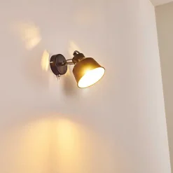 Applique Murale Safari Noir, 1 Lumiere