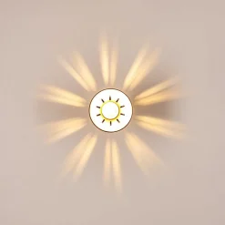 Applique Murale Safari Noir, 1 Lumiere