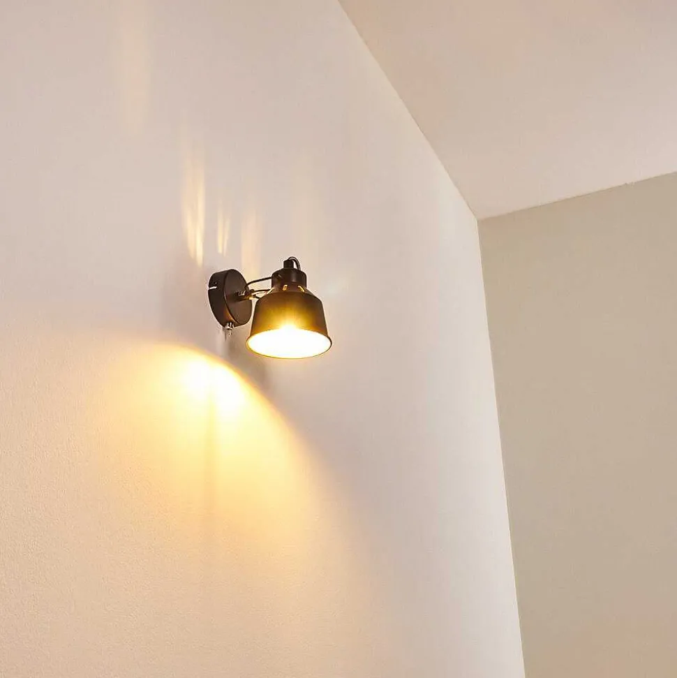 Applique Murale Safari Noir, 1 Lumiere