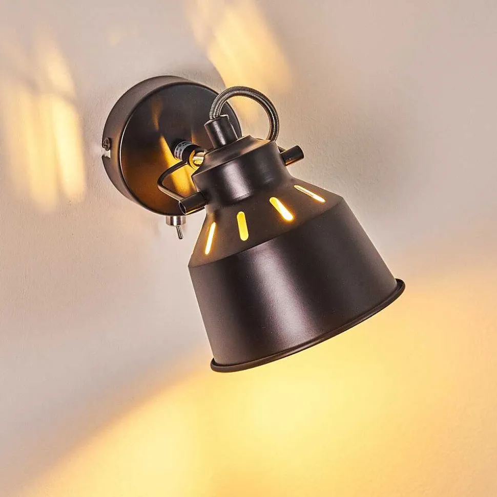 Applique Murale Safari Noir, 1 Lumiere