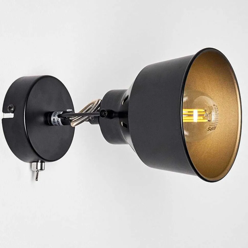 Applique Murale Safari Noir, 1 Lumiere