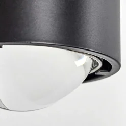 Applique Murale Sapri Noir, 1 Lumiere