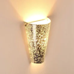 Applique Murale Zera Argente, 1 Lumiere