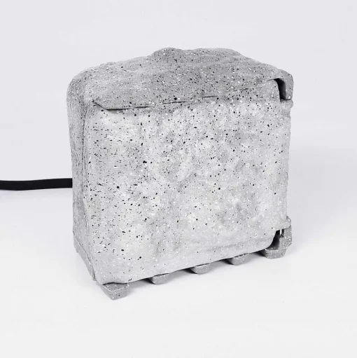 Bloc De Prises Électriques D'Exterieur Tinu Noir, Pierre