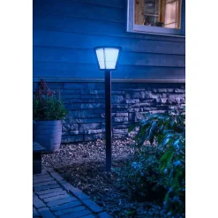 Borne Lumineuse Philips Hue Ambiance White & Color Econic Led Noir, 1 Lumiere, Changeur De Couleurs