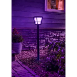 Borne Lumineuse Philips Hue Ambiance White & Color Econic Led Noir, 1 Lumiere, Changeur De Couleurs
