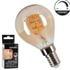 E14 Led 4 Watt 2200 Kelvin 220 Lumen Ambre, 1 Lumiere