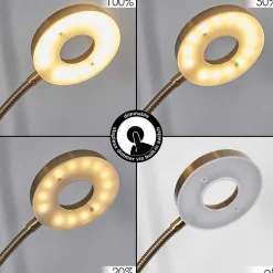 Lampadaire Donna Led Vieux Laiton, 2 Lumieres