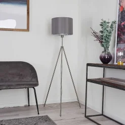 Lampadaire Malu Nickel Mat, 1 Lumiere