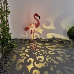 Lampe Solaire Korro Led Rose, Noir, 1 Lumiere