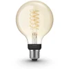 Led White Filament Globe E27 7 Watt 2100 Kelvin 600 Lumen Philips Hue