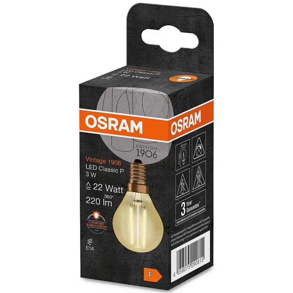 Osram Vintage 1906® Led E14 2,5 Watt 2400 Kelvin 220 Lumen