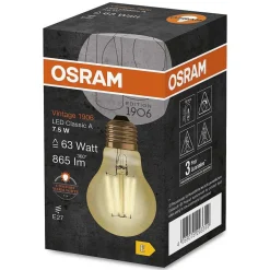 Osram Vintage 1906® Led E27 7,5 Watt 2400 Kelvin 865 Lumen