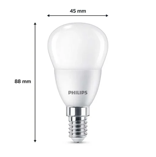 Philips Classic Lot De 6 Led E14 4,9 Watt 2700 Kelvin 470 Lumen
