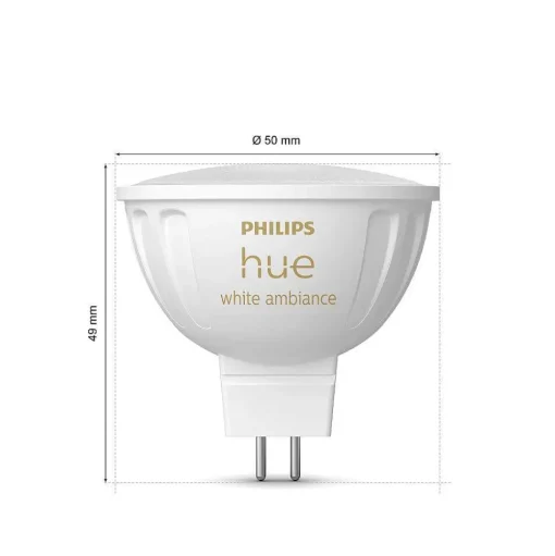 Philips Hue Led Gu5.3 6,3 Watt 2000-6500 Kelvin 400 Lumen