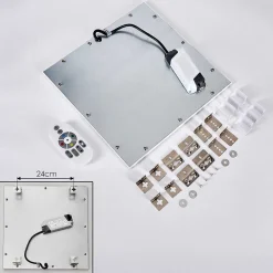 Plafonnier Crum Led Blanc, 1 Lumiere, Telecommandes