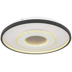 Plafonnier Globo Brienna Led Blanc, 1 Lumiere, Telecommandes