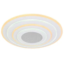 Plafonnier Globo Jocelyn Led Blanc, 1 Lumiere, Telecommandes