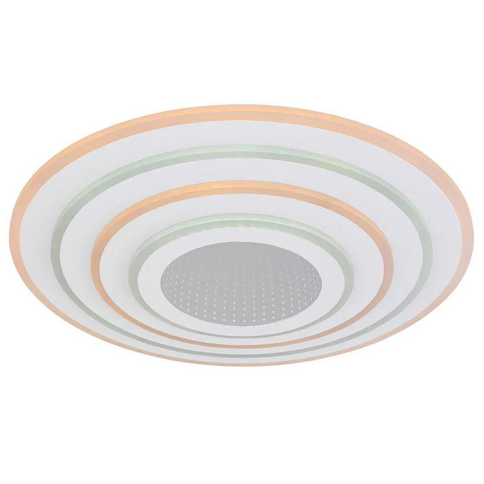 Plafonnier Globo Jocelyn Led Blanc, 1 Lumiere, Telecommandes