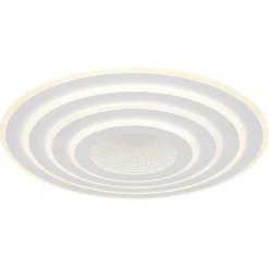 Plafonnier Globo Jocelyn Led Blanc, 1 Lumiere, Telecommandes