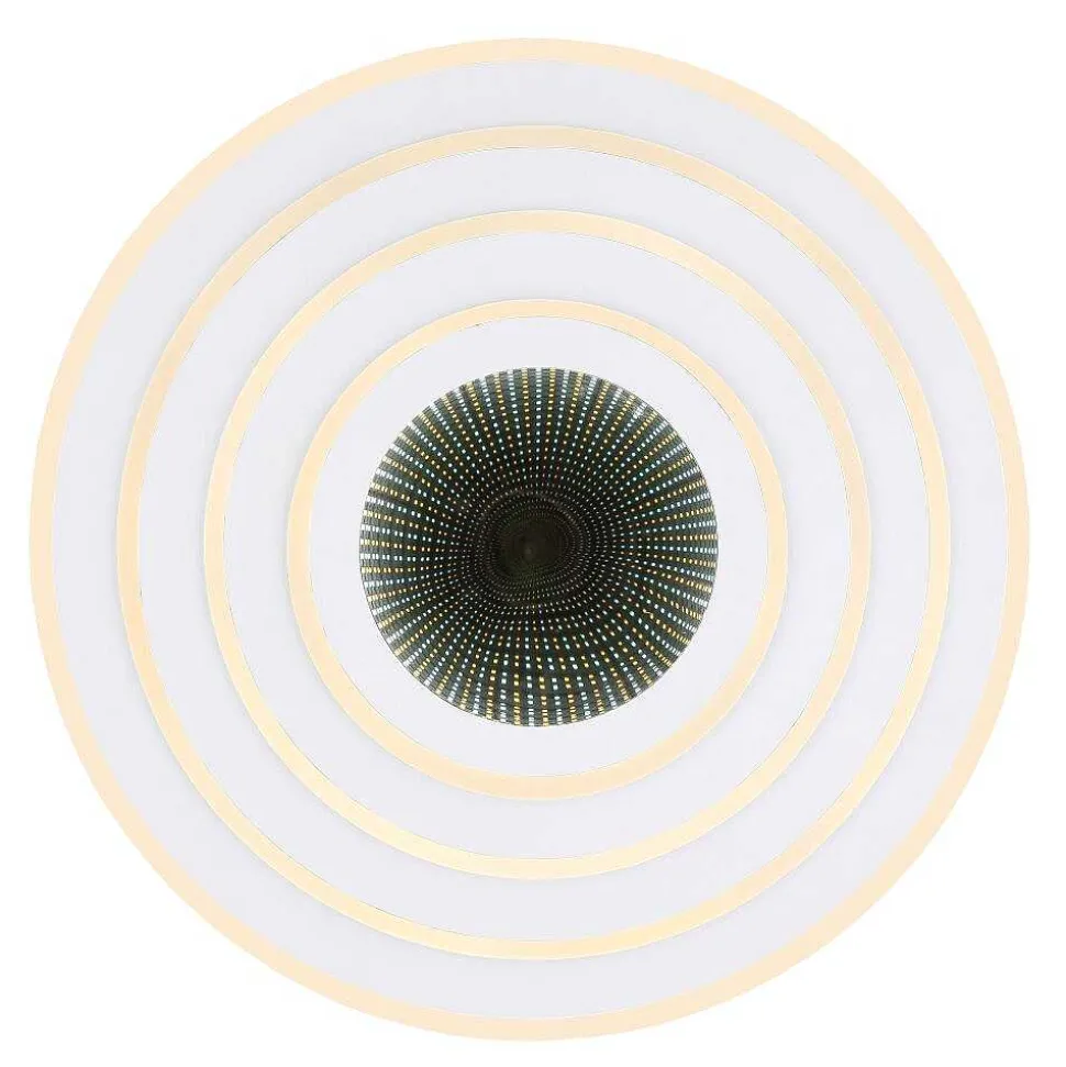 Plafonnier Globo Jocelyn Led Blanc, 1 Lumiere, Telecommandes