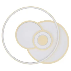 Plafonnier Globo Roderick Led Blanc, 1 Lumiere, Telecommandes