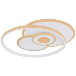 Plafonnier Globo Roderick Led Blanc, 1 Lumiere, Telecommandes