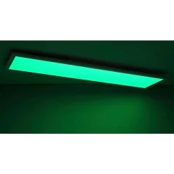 Plafonnier Globo Rosi Led Blanc, 1 Lumiere, Telecommandes, Changeur De Couleurs