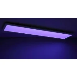 Plafonnier Globo Rosi Led Blanc, 1 Lumiere, Telecommandes, Changeur De Couleurs