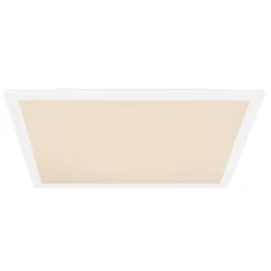 Plafonnier Globo Rosi Led Blanc, 1 Lumiere, Telecommandes, Changeur De Couleurs