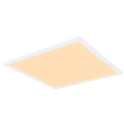 Plafonnier Globo Rosi Led Blanc, 1 Lumiere, Telecommandes, Changeur De Couleurs