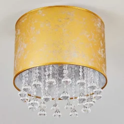 Plafonnier Norrfors Argente, Transparent, 1 Lumiere