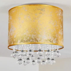 Plafonnier Norrfors Argente, Transparent, 1 Lumiere