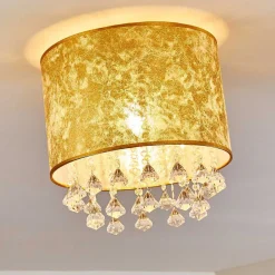 Plafonnier Norrfors Argente, Transparent, 1 Lumiere