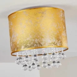 Plafonnier Norrfors Argente, Transparent, 1 Lumiere