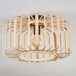 Plafonnier Oravi Bois Clair, 1 Lumiere