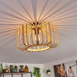 Plafonnier Oravi Bois Clair, 1 Lumiere