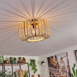 Plafonnier Oravi Bois Clair, 1 Lumiere