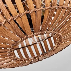 Plafonnier Oravi Brun Fonce, Ecru, Noir, 3 Lumieres