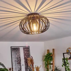 Plafonnier Oravi Noir, 1 Lumiere