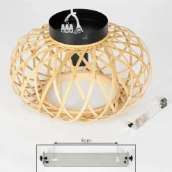 Plafonnier Pabu Ecru, 1 Lumiere