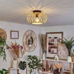 Plafonnier Pabu Ecru, 1 Lumiere