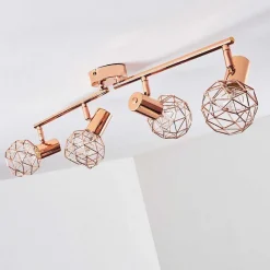 Plafonnier Palmira Cuivre, 4 Lumieres